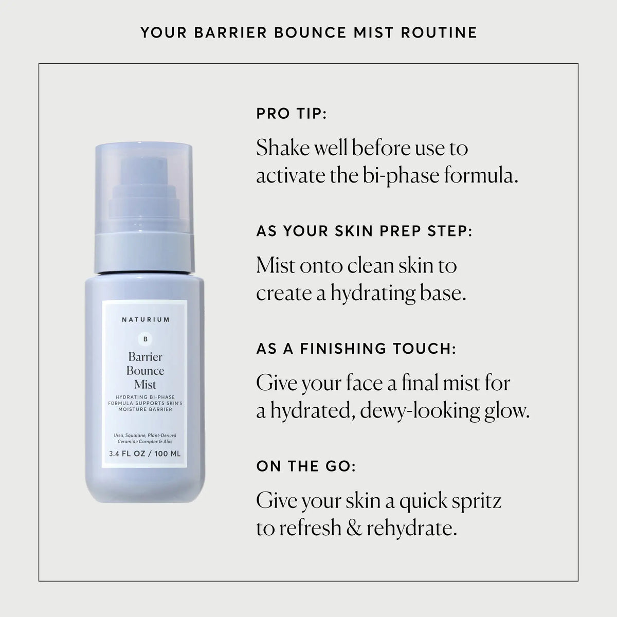 Barrier Bounce Bi-Phase Mist